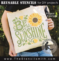 9906 Be the Sunshine sunflower stencil