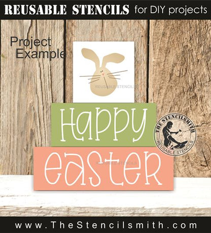 9914 Happy Easter Block Set Stencils - The Stencilsmith