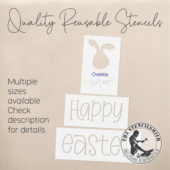 9914 Happy Easter Block Set Stencils - The Stencilsmith