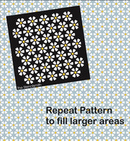 9926 Flower Pattern Stencil