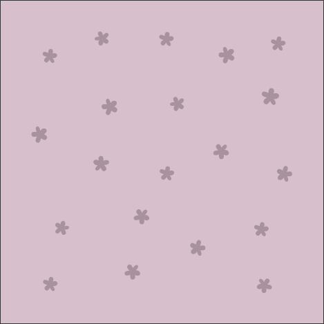 CLEARANCE #9927 Flower Pattern Stencil - XXS - 10mil white mylar