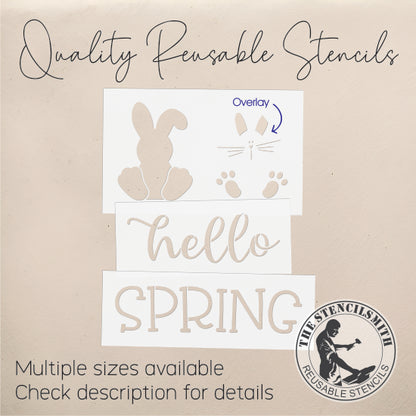 9942 Hello Spring Block Set Stencils - The Stencilsmith