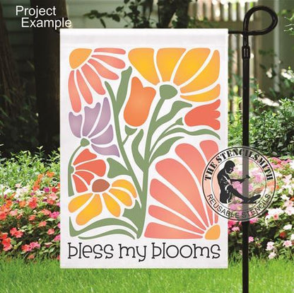 9946 Bless My Blooms Stencil - The Stencilsmith