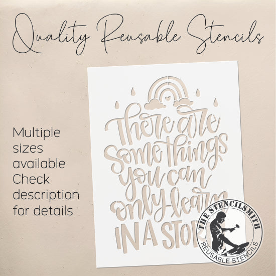 9951 There Are Some Things Stencil - The Stencilsmith