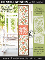 9953 hello spring pattern set stencils