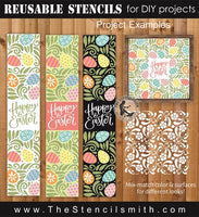 9954 happy easter pattern set stencils