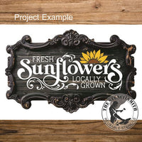 9981 Fresh Sunflowers Stencil