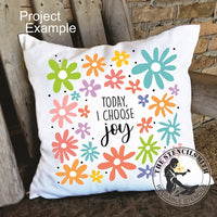 9983 Today, I Choose Joy Daisy Stencil