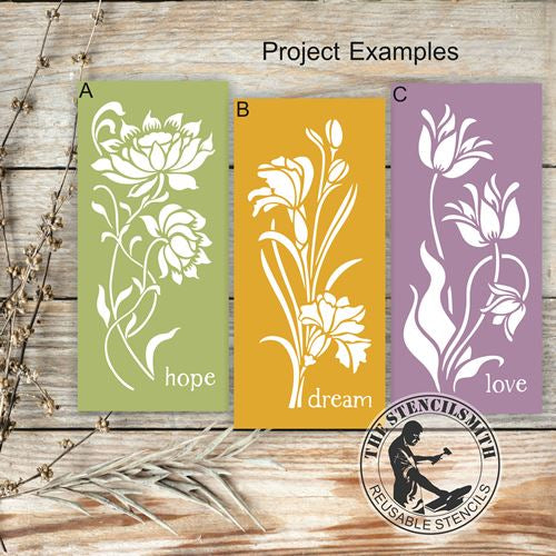 9990 Decorative Flower Stencils – The Stencilsmith