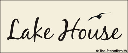2868 Lake House stencil - The Stencilsmith