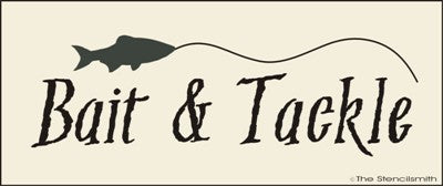 2885 Bait & Tackle stencil - The Stencilsmith
