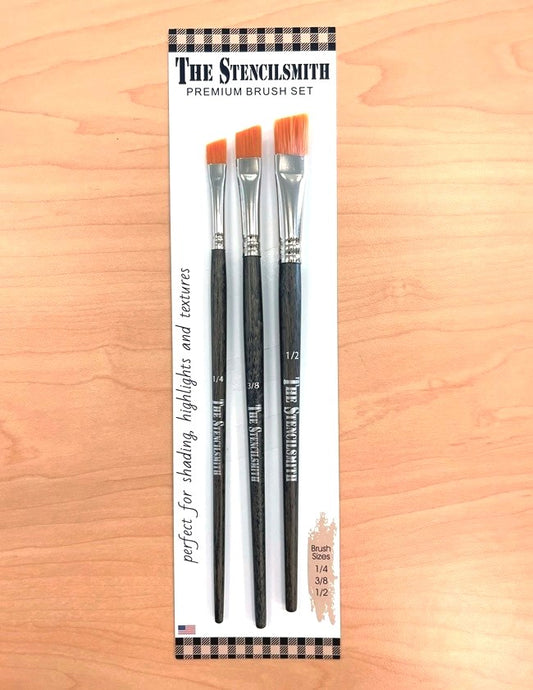 Angle Brushes 3-pack - The Stencilsmith