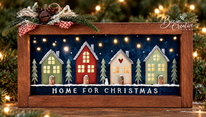 10769 Home For Christmas Stencil - The Stencilsmith