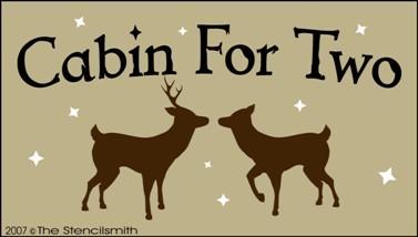 Cabin For Two - The Stencilsmith