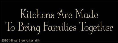 1034 - Kitchens are made to bring Families - The Stencilsmith
