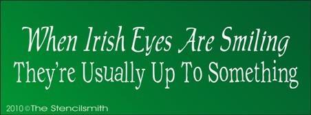 1053 -  When Irish Eyes Are Smiling - The Stencilsmith