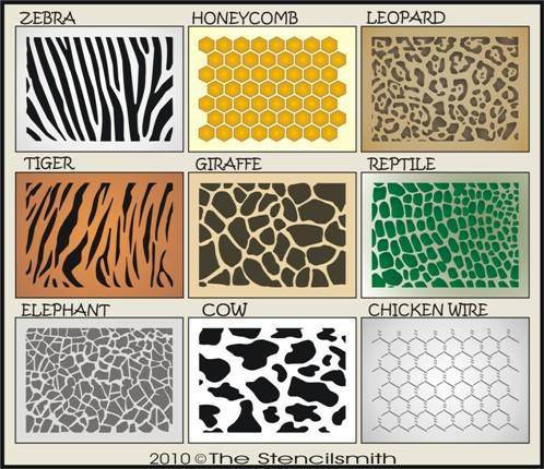1185 - Animal Print - The Stencilsmith
