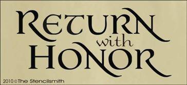 1201 - Return with Honor - The Stencilsmith