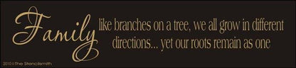 1268 - FAMILY like branches on a tree .... Roots - The Stencilsmith