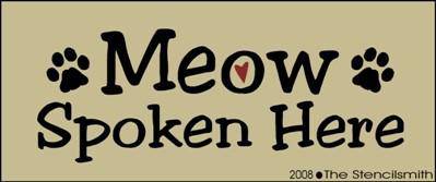 MEOW Spoken Here - The Stencilsmith