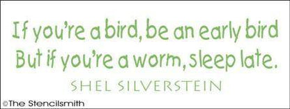 1285 - If you're an early bird ... - The Stencilsmith