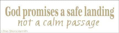 1359 - God promises a safe landing - The Stencilsmith