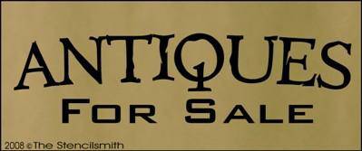 Antiques For Sale stencil