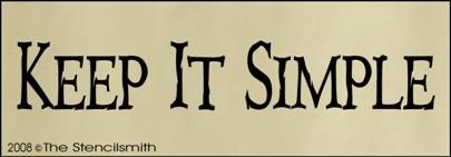 Keep It Simple - The Stencilsmith