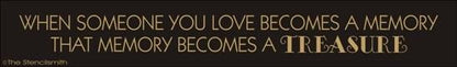 1429 - When someone you love becomes a memory - The Stencilsmith