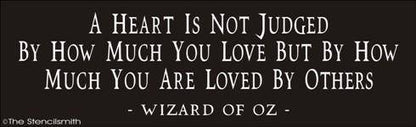 1433 - The heart is not judged by how much - The Stencilsmith