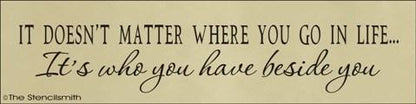 1463 - It doesn't matter where you go in life - The Stencilsmith