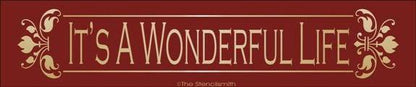 1486 - It's a Wonderful Life - The Stencilsmith