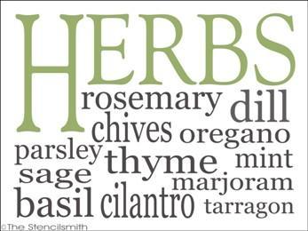 1504 - HERBS - The Stencilsmith