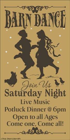 1517 - BARN DANCE - The Stencilsmith