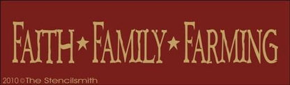 1603 - Faith Family Farming - The Stencilsmith