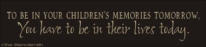 1612 - To be in your children's memories ... today - The Stencilsmith