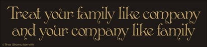 1658 - Treat your family like company and ... - The Stencilsmith