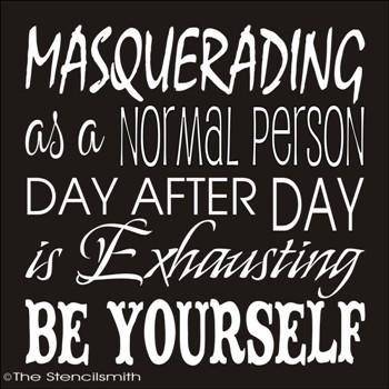 1742 - Masquerading as a normal person - The Stencilsmith
