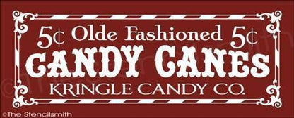 1751 - Candy Canes - The Stencilsmith