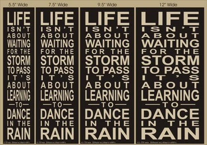 1797 - Life isn't about waiting - The Stencilsmith