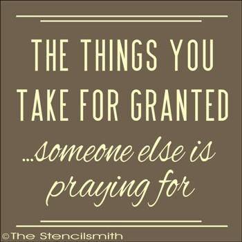 1823 - The things you take for granted - The Stencilsmith