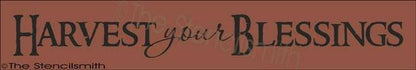 1831 - Harvest your Blessings - The Stencilsmith