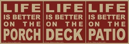 1857 - Life is better on the Porch - The Stencilsmith