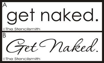 1884 - Get Naked - The Stencilsmith