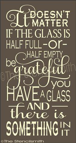 1915 - It doesn't matter if the glass - The Stencilsmith