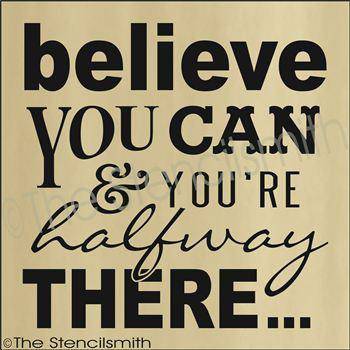 2080 - Believe you can - The Stencilsmith