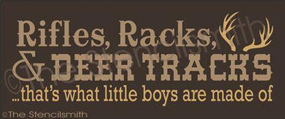2096 - Rifles Racks and Deer Tracks - The Stencilsmith