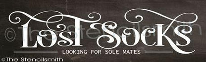2266 - LOST SOCKS - The Stencilsmith