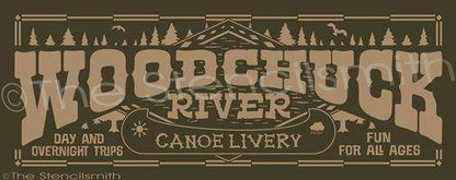 2397 - Woodchuck River Canoe Livery - The Stencilsmith