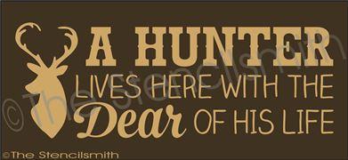 2453 - A HUNTER lives here - The Stencilsmith